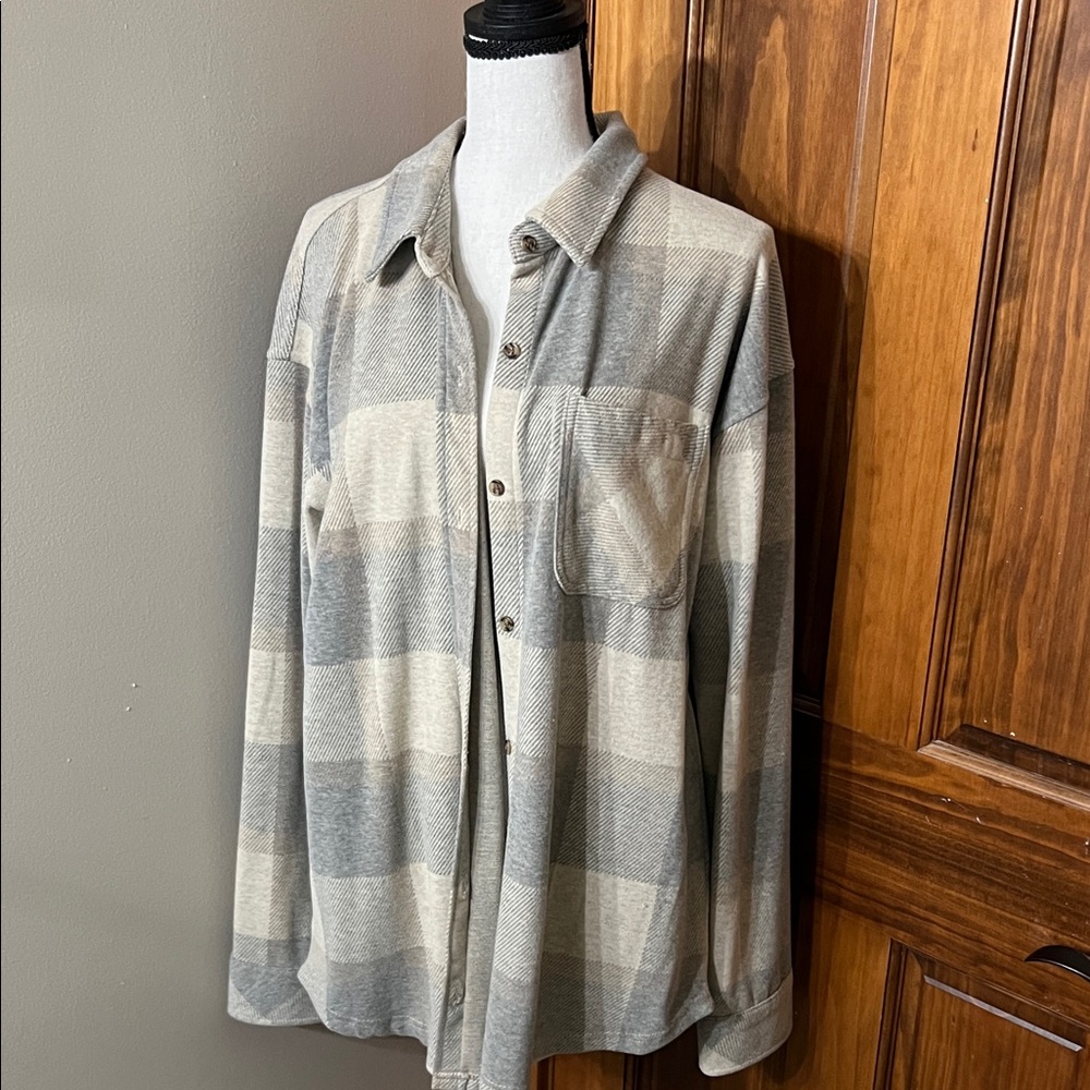 Thread & Supply Gray Textured Fabric